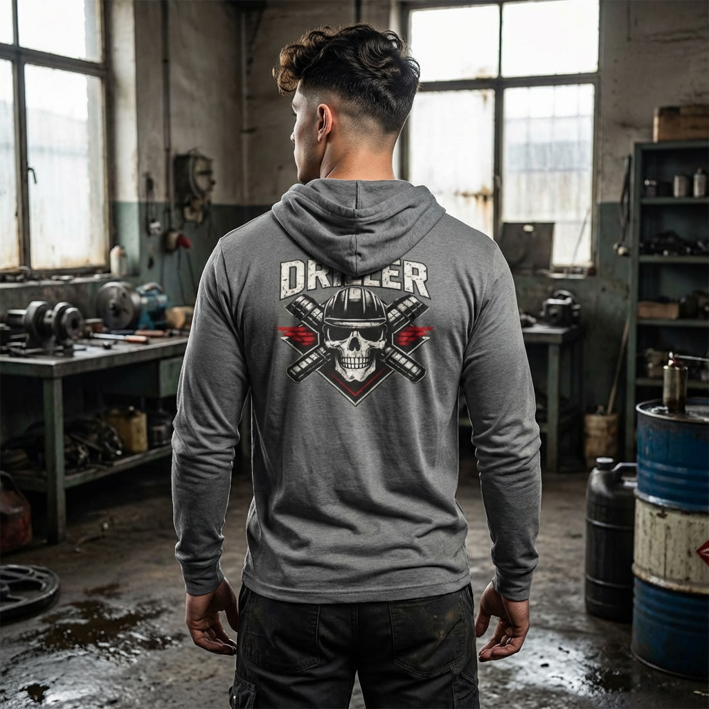 Driller Skull Sweater, Driller Pride Hoodie
