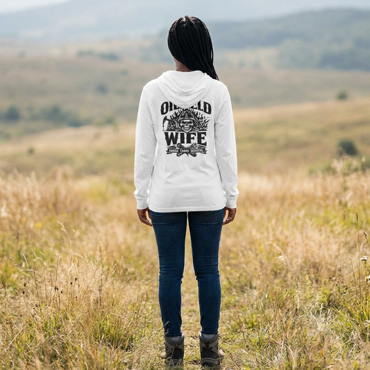“OILFIELD WIFE” Spouse Hoodie, Oil Field Wife Pride Pullover
