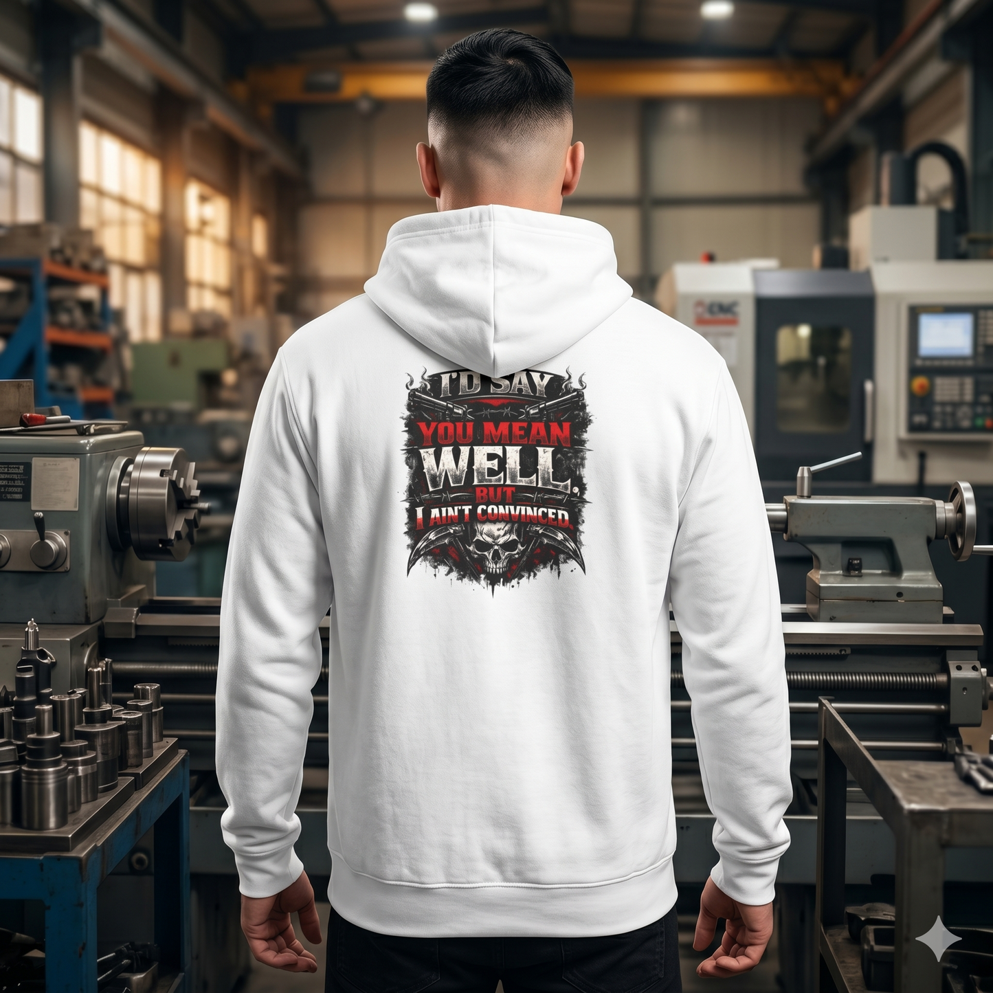 'I'd Say You Mean Well' Sweater, Not Convinced Funny Hoodie