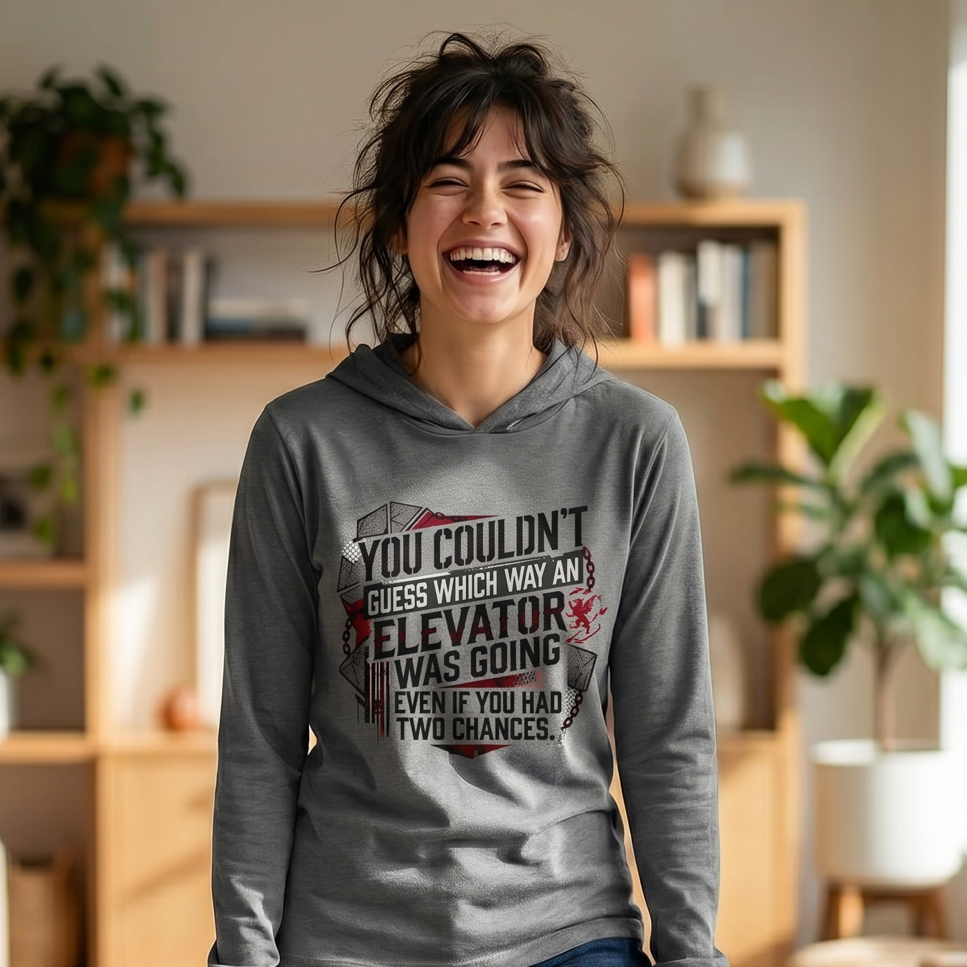 ‘Couldn’t Guess Elevator Direction’ Sweater, Dumb Coworker Funny Hoodie