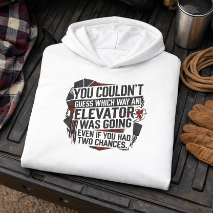 ‘Couldn’t Guess Elevator Direction’ Sweater, Dumb Coworker Funny Hoodie