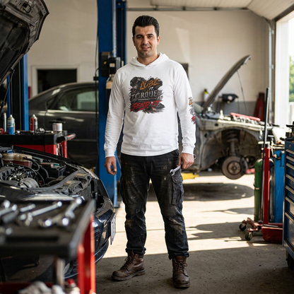Lube It Torque It Send It Sweater, Automotive Shop Motivational Hoodie