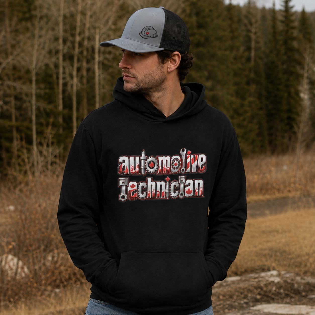 Automotive Technician Canada Pride Sweater, Mechanic National Proud Hoodie