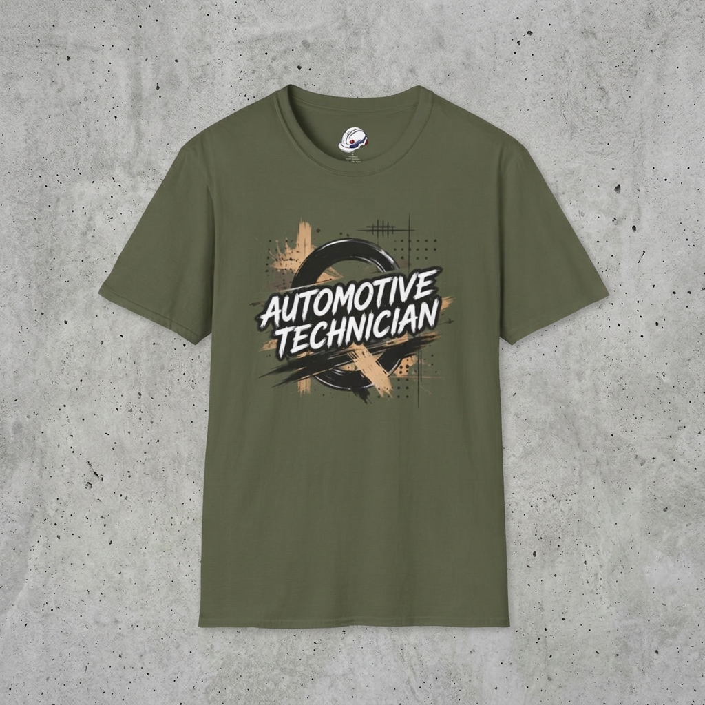 Automotive Technician T-Shirt, Distressed Auto Mechanic T-Shirt