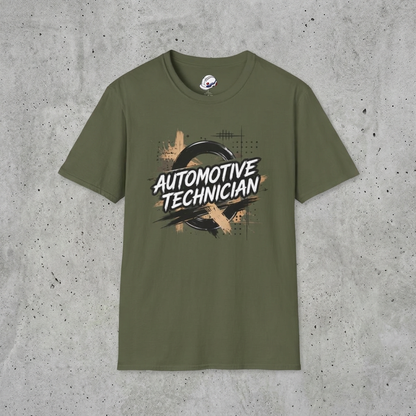 Automotive Technician T-Shirt, Distressed Auto Mechanic T-Shirt
