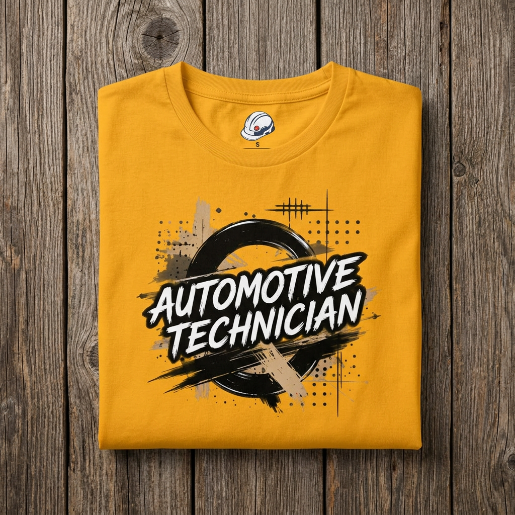 Automotive Technician T-Shirt, Distressed Auto Mechanic T-Shirt