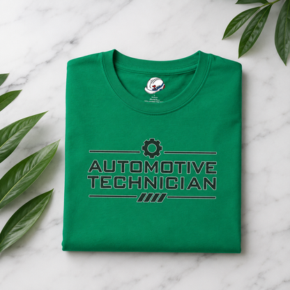 Industrial Badge Automotive Technician T-Shirt, Auto Mechanic T-Shirt