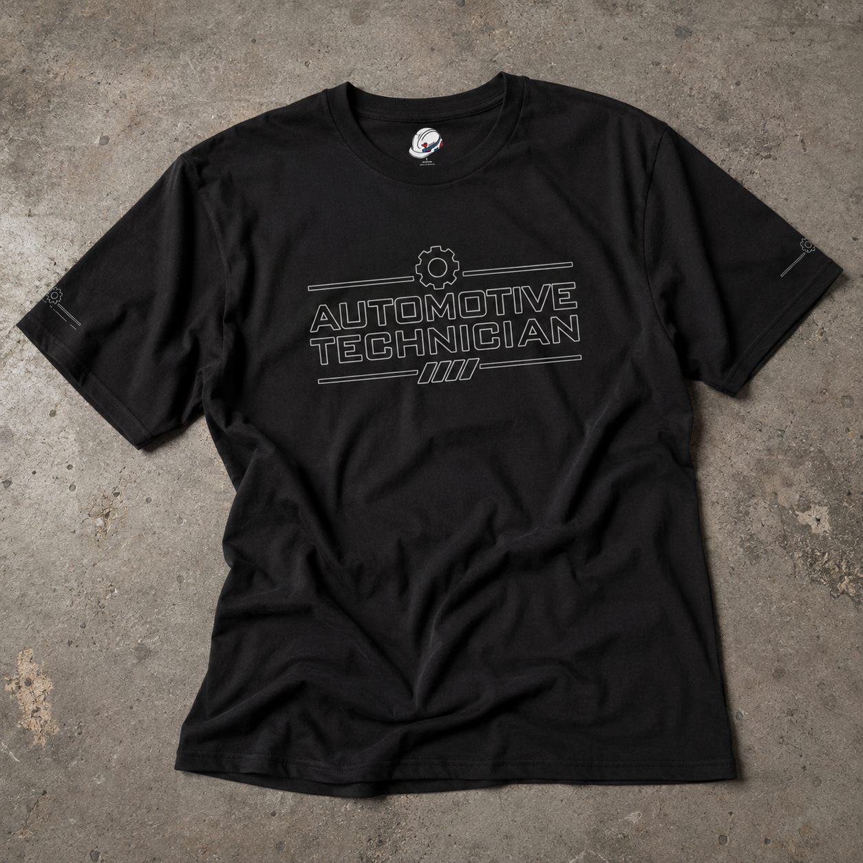 Industrial Badge Automotive Technician T-Shirt, Auto Mechanic T-Shirt