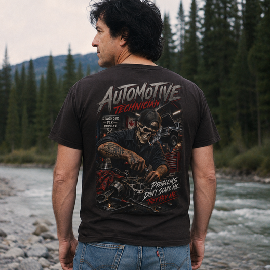 Problems Pay Me T-Shirt, Automotive Technician T-Shirt