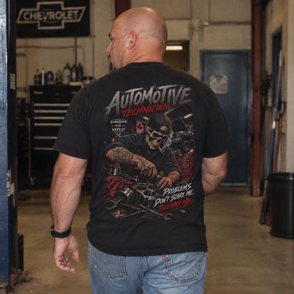 Problems Pay Me T-Shirt, Automotive Technician T-Shirt