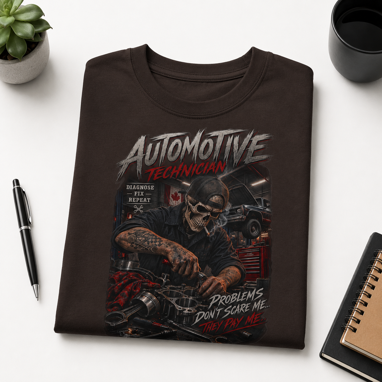 Problems Pay Me T-Shirt, Automotive Technician T-Shirt
