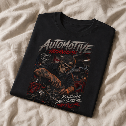 Problems Pay Me T-Shirt, Automotive Technician T-Shirt