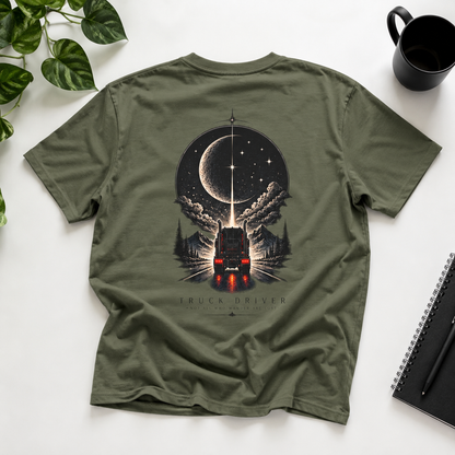 Not All Who Wander Are Lost Semi T-Shirt, Truck Driver Tee Shirt