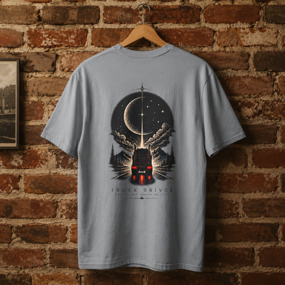 Not All Who Wander Are Lost Semi T-Shirt, Truck Driver Tee Shirt