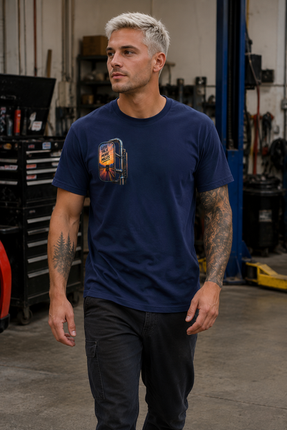 Less Talk More Miles Semi T-Shirt, Truck Driver Graphic Tee Shirt