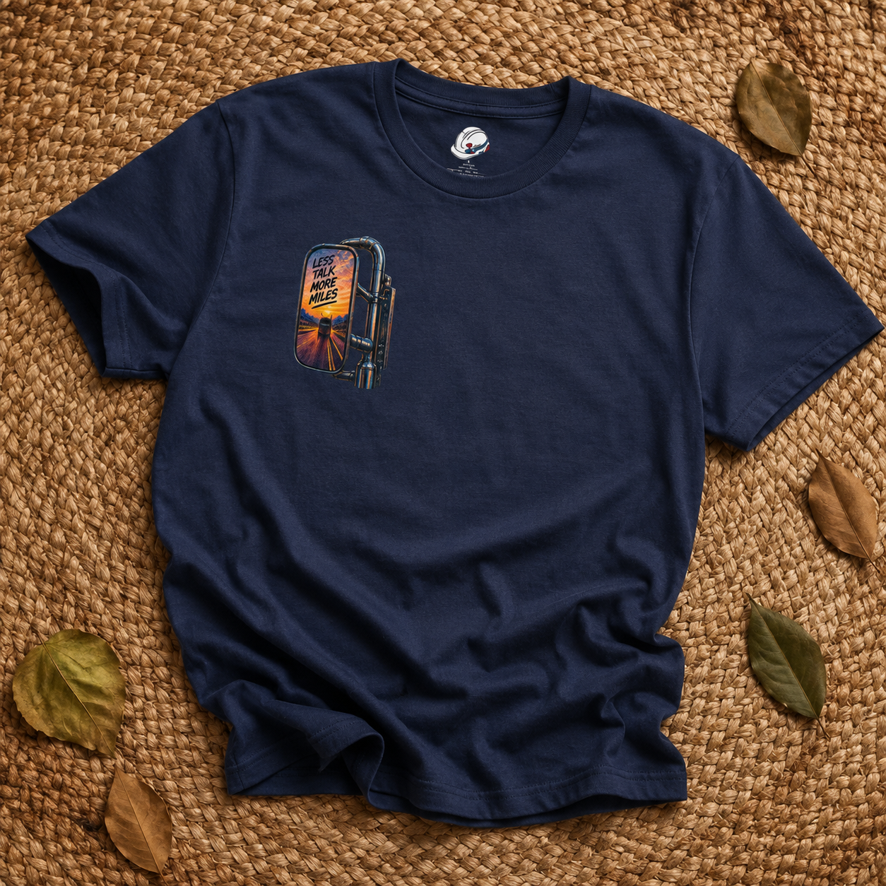 Less Talk More Miles Semi T-Shirt, Truck Driver Graphic Tee Shirt