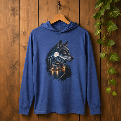 Midnight Run Wolf Semi Sweater, Truck Driver Sweater