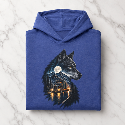 Midnight Run Wolf Semi Sweater, Truck Driver Sweater