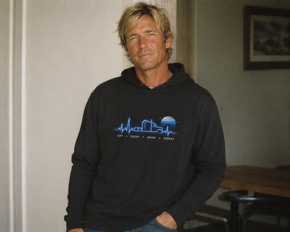 Eat Sleep Drive Repeat Sweater, Trucker Pullover