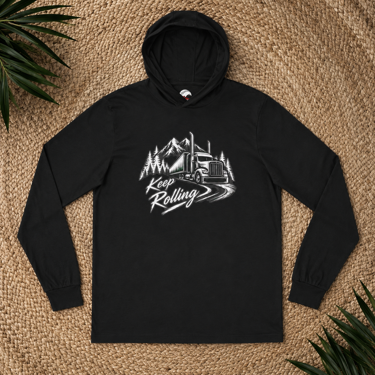 Keep Rolling Sweater, Trucker Pullover