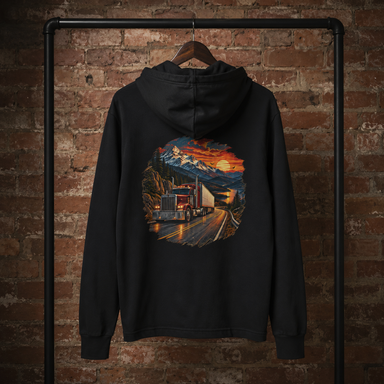 Mountain Haul Trucker, Long Haul Driver Sweater