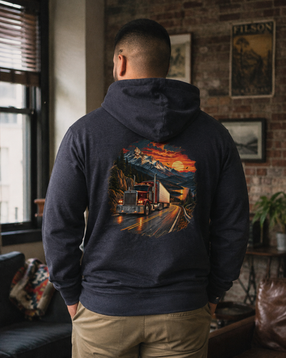 Mountain Haul Trucker, Long Haul Driver Sweater