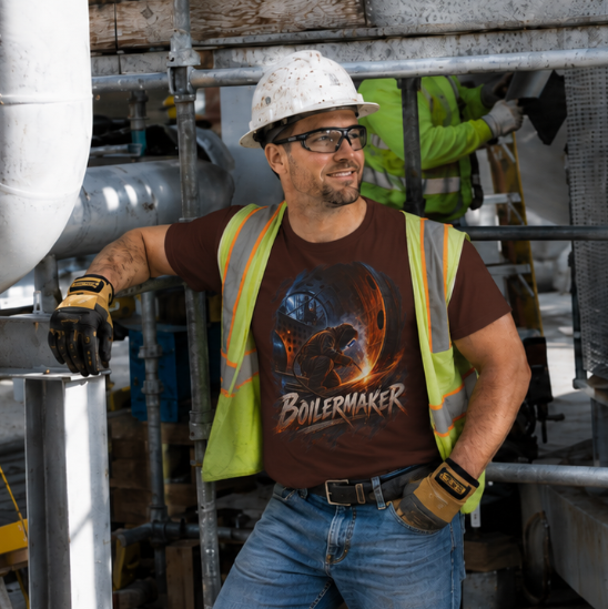 Boilermaker T-Shirt, Boiler & Vessel Trade Shirt