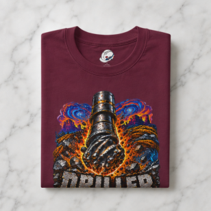 Driller Oilfield T-Shirt,  Driller Rig Work Tee Shirt