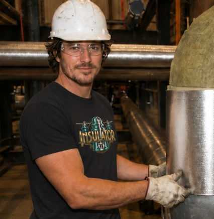 Insulator Cutaway Glass Insulator and Power Line T-Shirt