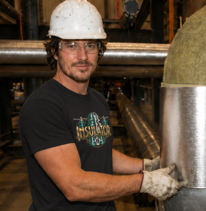 Insulator Cutaway Glass Insulator and Power Line T-Shirt