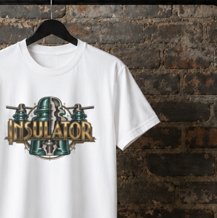 Insulator Cutaway Glass Insulator and Power Line T-Shirt