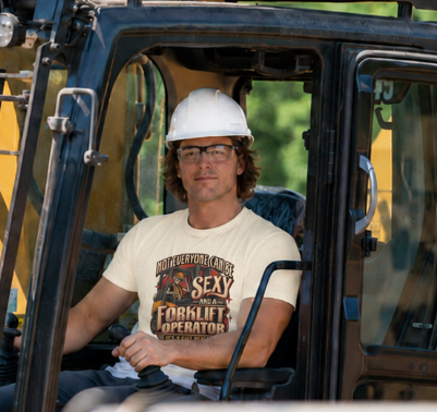 Not Everyone Can Be Sexy AND a Forklift Operator It’s a Gift Really Skeleton Forklift T-Shirt