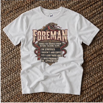 Foreman Things You Should Know, Foreman Men’s T-Shirt
