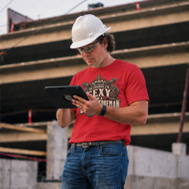 Of Course I’m Sexy I’m a General Foreman Snake Gear Men’s T-Shirt