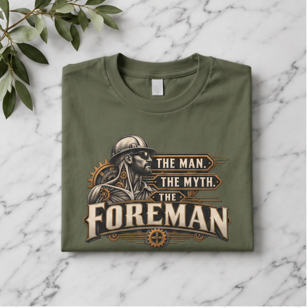 The Man. The Myth. The Foreman Mechanical Anatomy Men’s T-Shirt