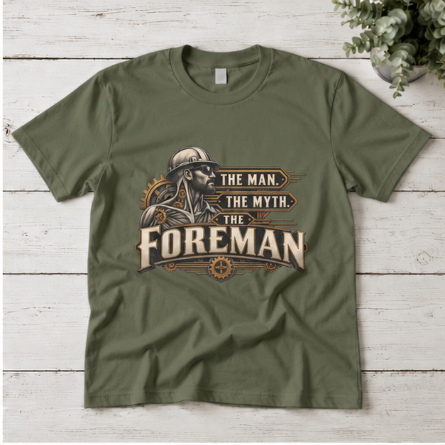 The Man. The Myth. The Foreman Mechanical Anatomy Men’s T-Shirt