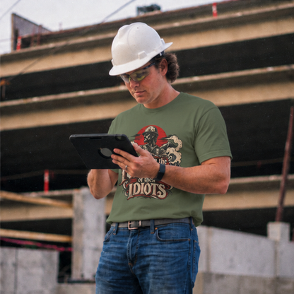 Yeah… I’m the Foreman of These Idiots Hardhat Worker Men’s T-Shirt