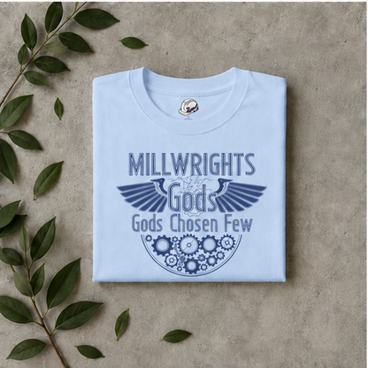 Millwrights Gods Chosen Few Men's Blueprint Graphic T-Shirt
