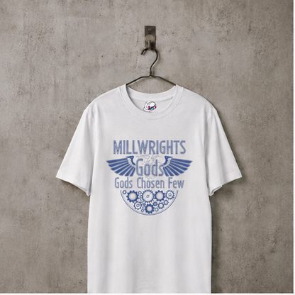 Millwrights Gods Chosen Few Men's Blueprint Graphic T-Shirt