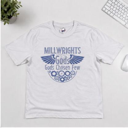 Millwrights Gods Chosen Few Men's Blueprint Graphic T-Shirt