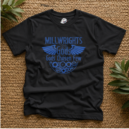 Millwrights Gods Chosen Few Men's Blueprint Graphic T-Shirt