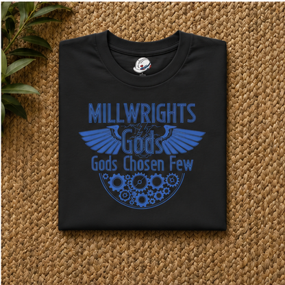 Millwrights Gods Chosen Few Men's Blueprint Graphic T-Shirt