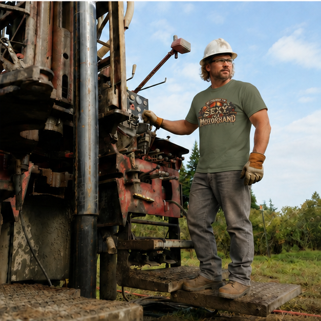 Of Course I'm Sexy. I'm A Motorhand Vintage Oilfield Men's T-Shirt