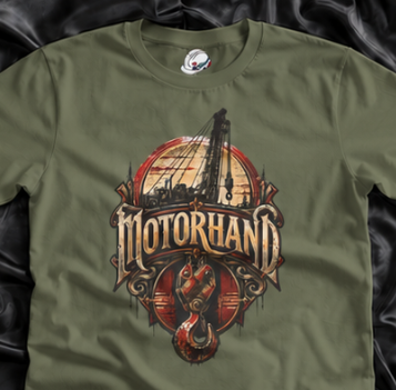 Motorhand Vintage Rig & Hoisting Hook Men's T-Shirt