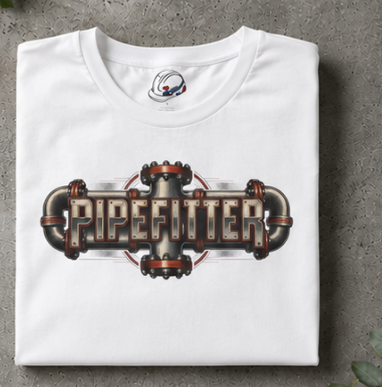 Pipefitter Industrial Flange & Pipework Men's T-Shirt