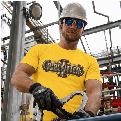 Pipefitter Industrial Flange & Pipework Men's T-Shirt