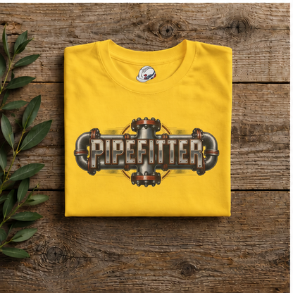 Pipefitter Industrial Flange & Pipework Men's T-Shirt