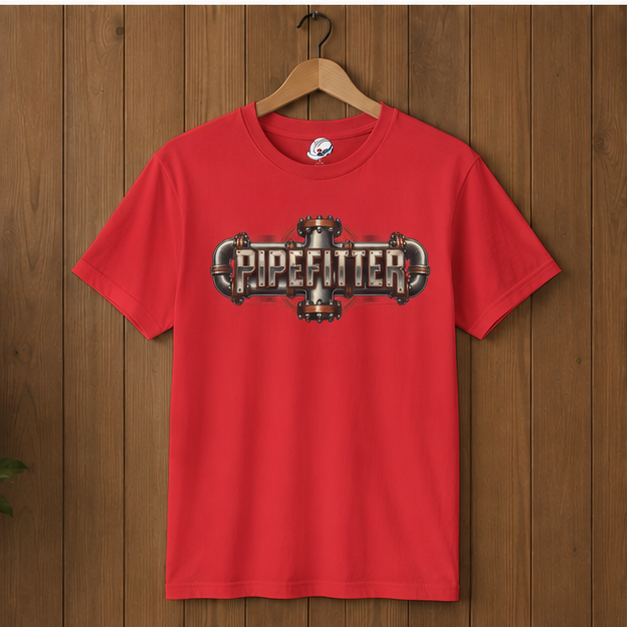 Pipefitter Industrial Flange & Pipework Men's T-Shirt