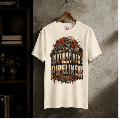 Nothin Finer Than A Pipeliner Skeleton & Chained Pipeline Men's T-Shirt