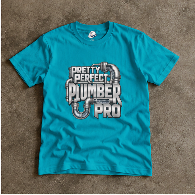 Pretty Perfect Plumber Pro Polished Pipework Men's T-Shirt